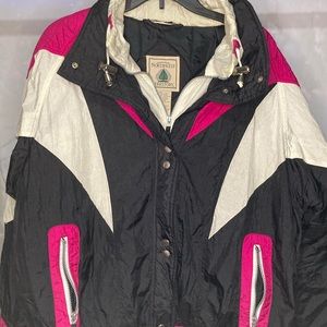 North West Territory Black and Pink Bomber Jacket